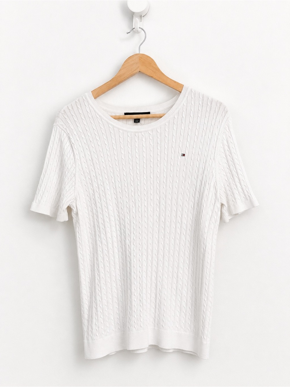 Tommy Hilfiger 100% Cotton Cable Knit Sweater Preppy Coastal - Size XL - NWOT
